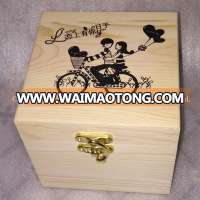 high quality best selling wood crafts custom plain luxury wooden gift box