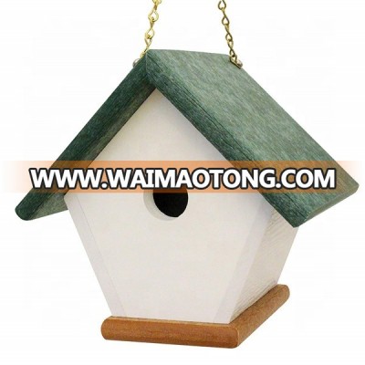 Solid Wood Handmade Unique and Colorful Hanging Bird Houses