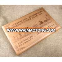 custom high quality box award design sample award blank wooden plaque