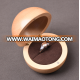 OEM Custom Elegant Natrual Wood Jewelry Ring Box