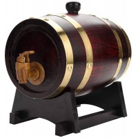 European Style Wood Decorative Barrel For Wine Contain Plastic Lining